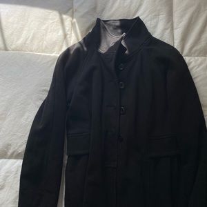 Cropped trench coat